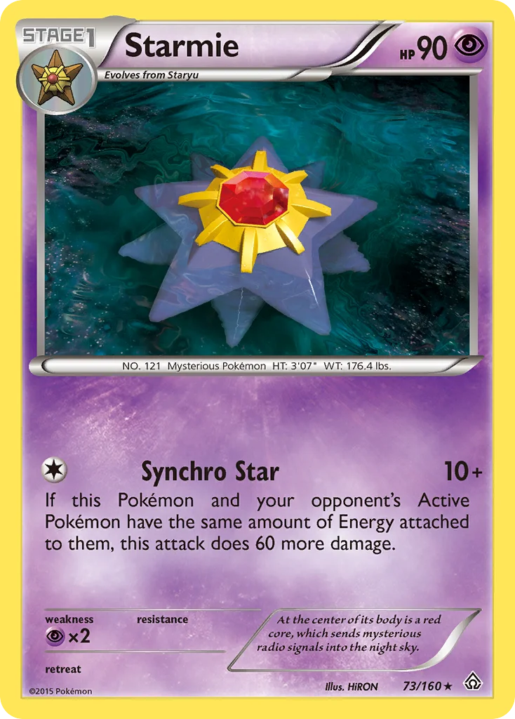 Starmie Pokemon card