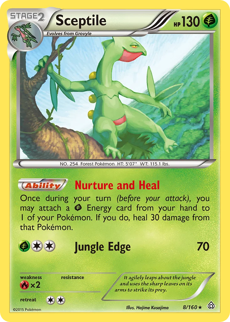 Sceptile Pokemon card