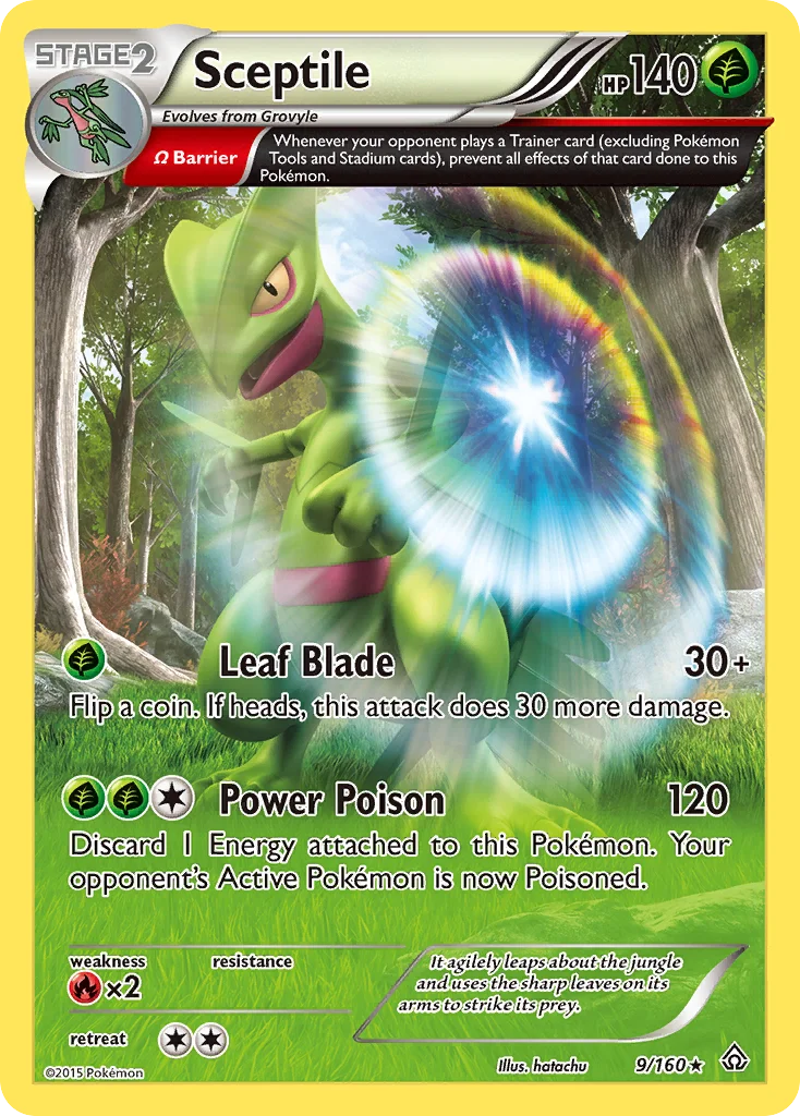 Sceptile Pokemon card