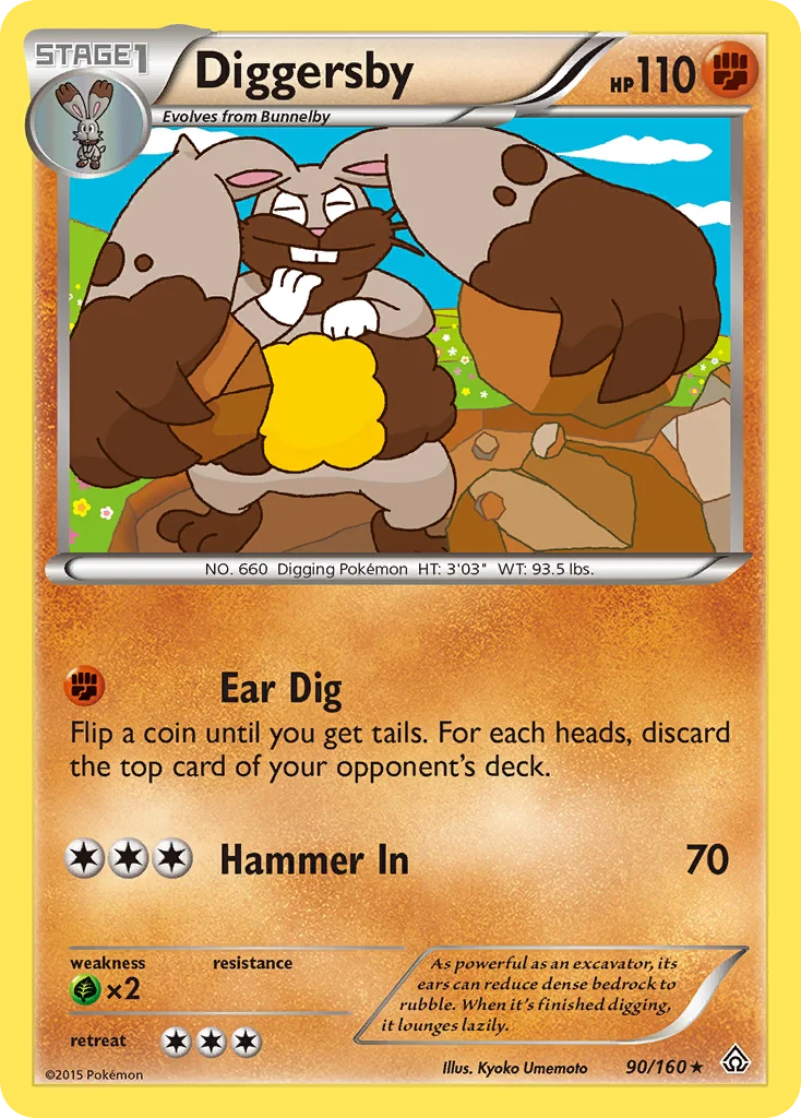 Diggersby Pokemon card