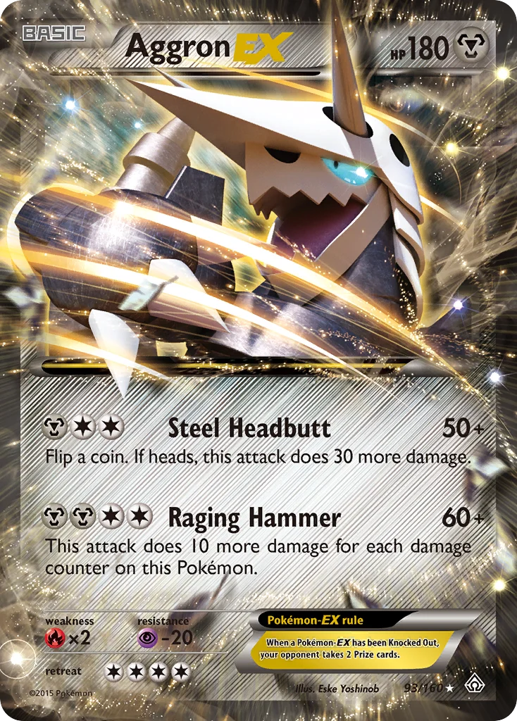 Aggron-EX Pokemon card