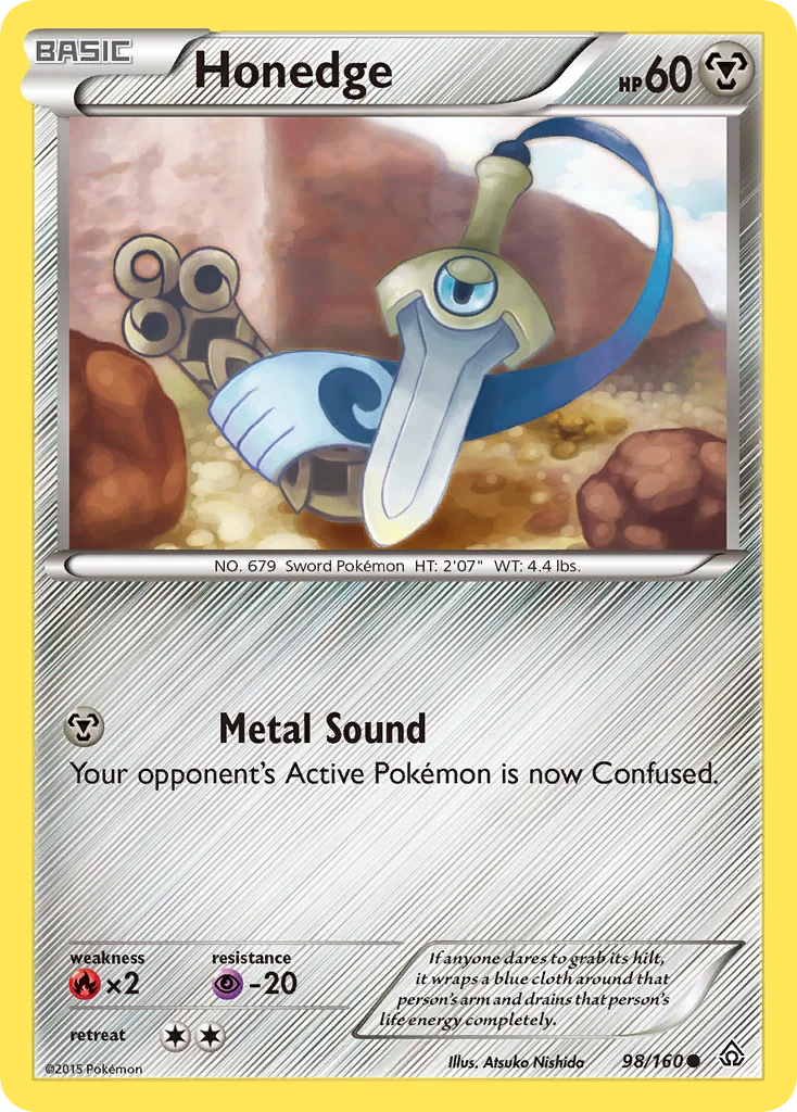Honedge Pokemon card
