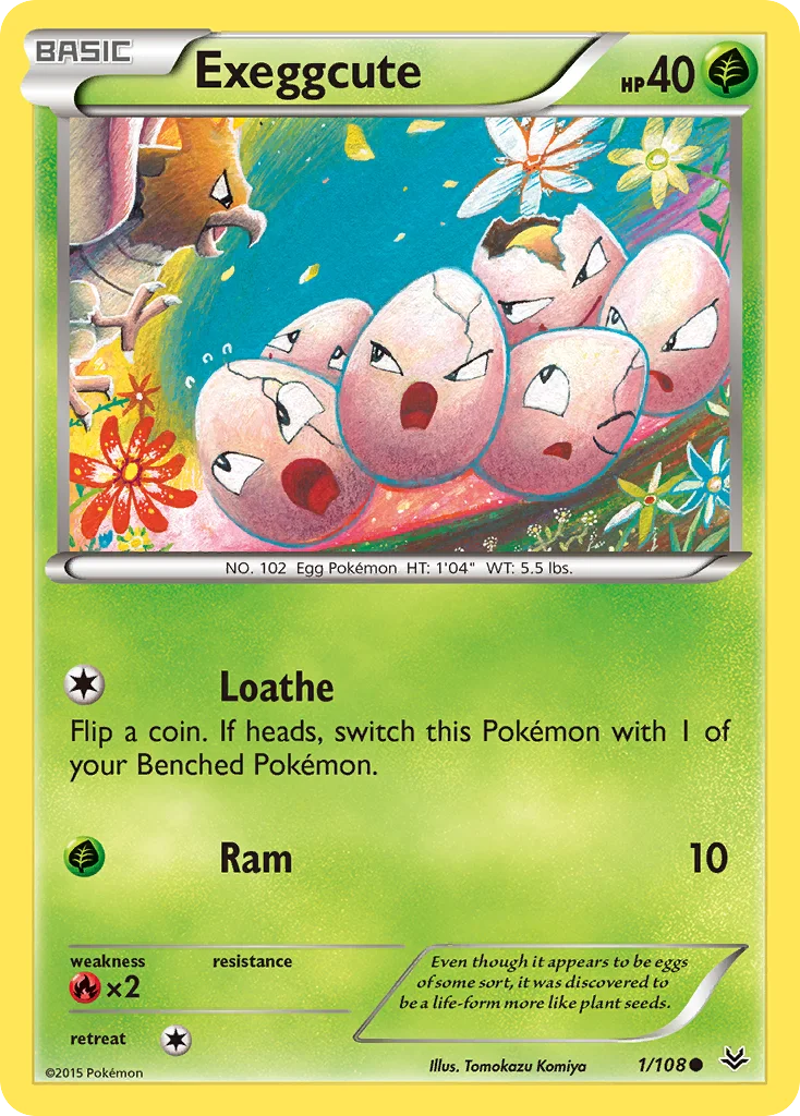 Exeggcute Pokemon card