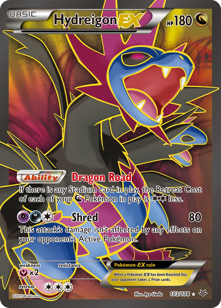 Hydreigon-EX Pokemon card
