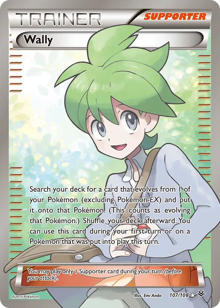 Wally Pokemon card