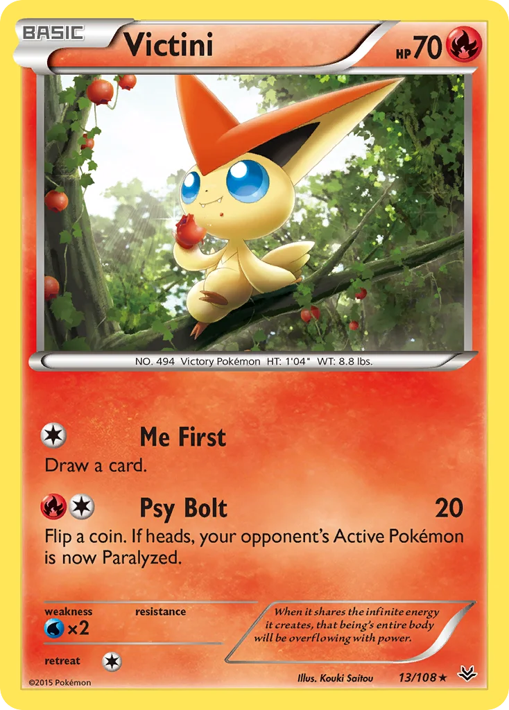 Victini Pokemon card