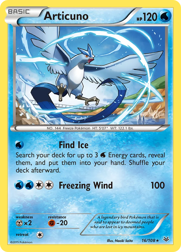 Articuno Pokemon card