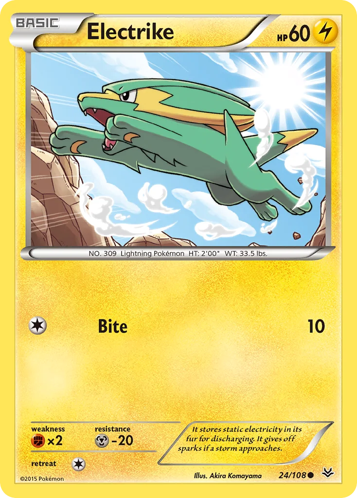 Electrike Pokemon card