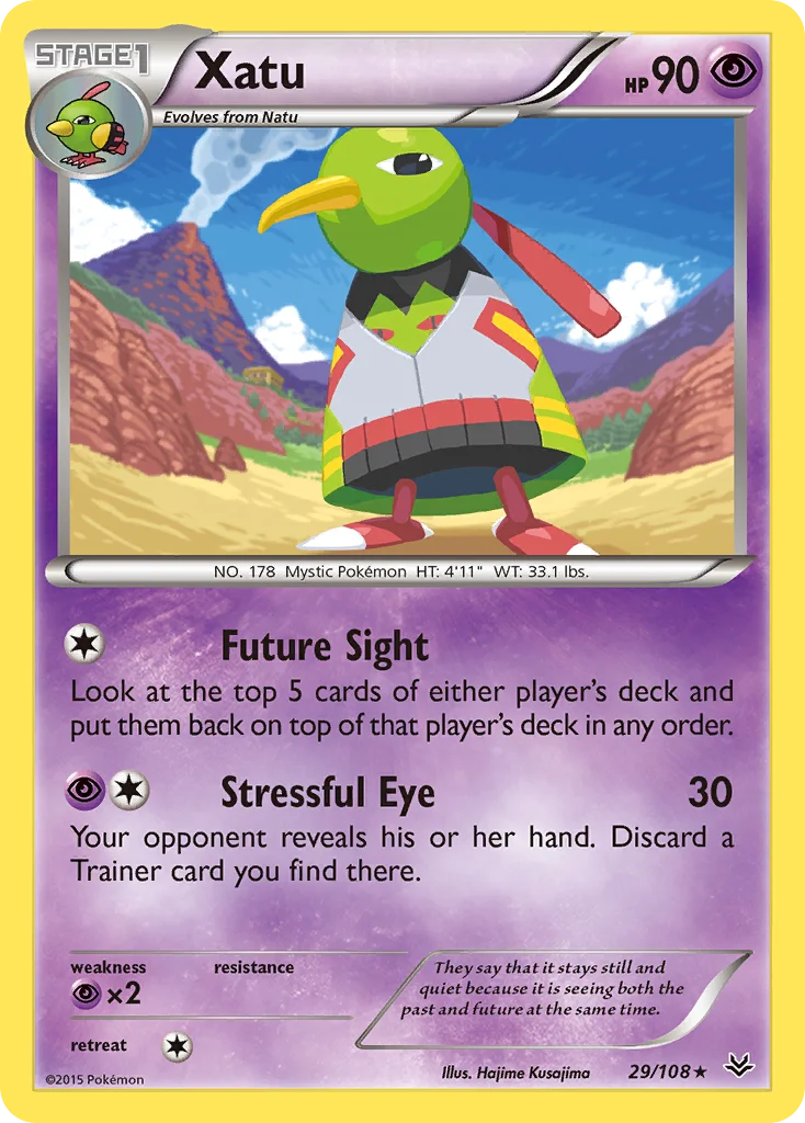 Xatu Pokemon card