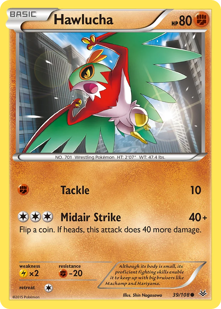 Hawlucha Pokemon card