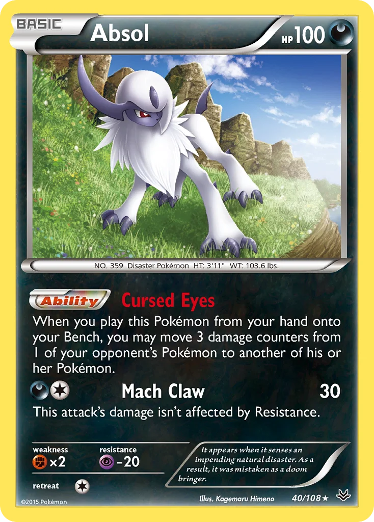 Absol Pokemon card