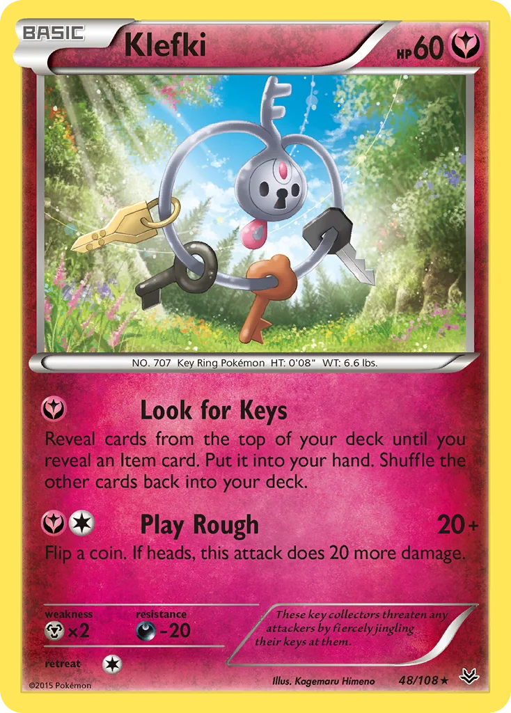 Klefki Pokemon card