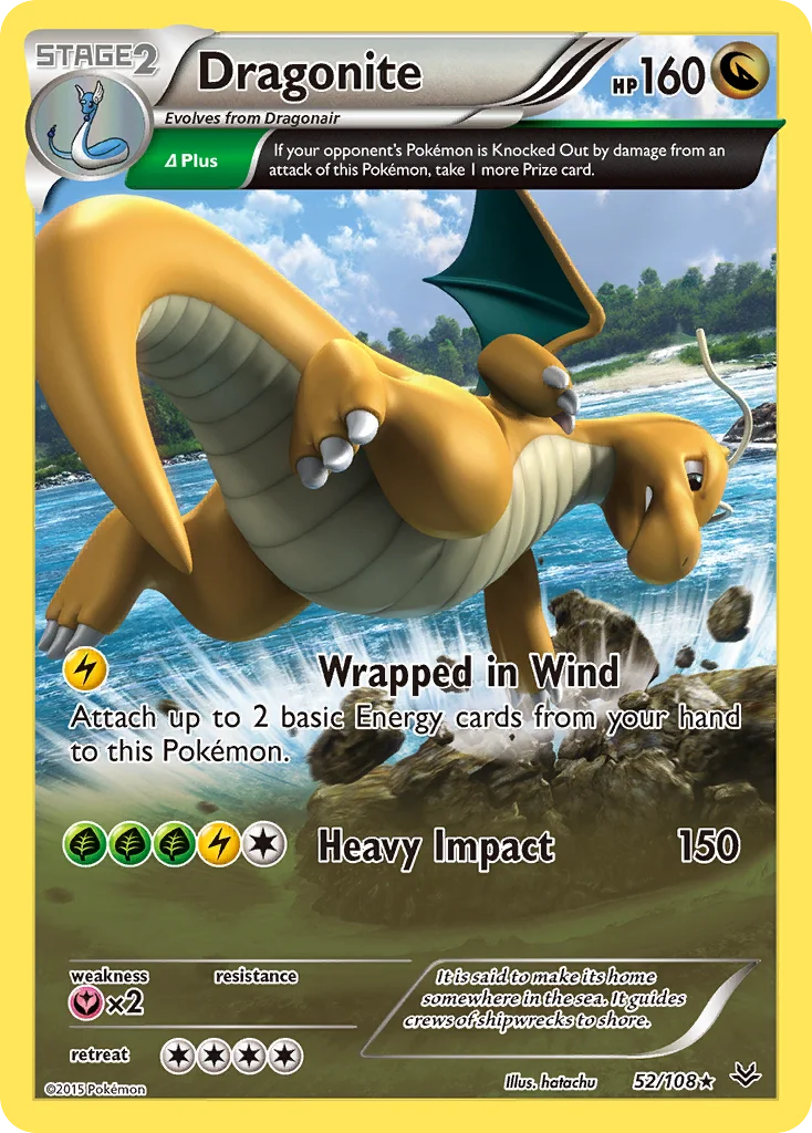 Dragonite Pokemon card