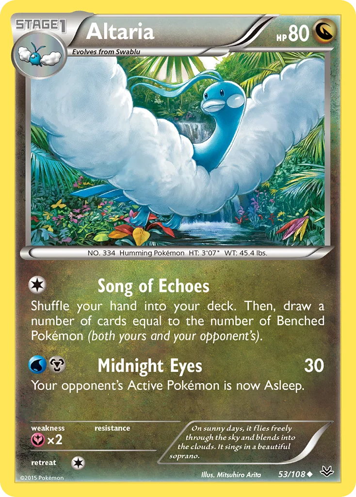 Altaria Pokemon card