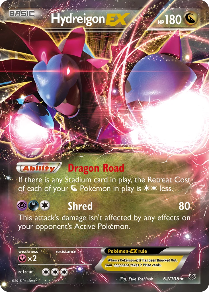 Hydreigon-EX Pokemon card