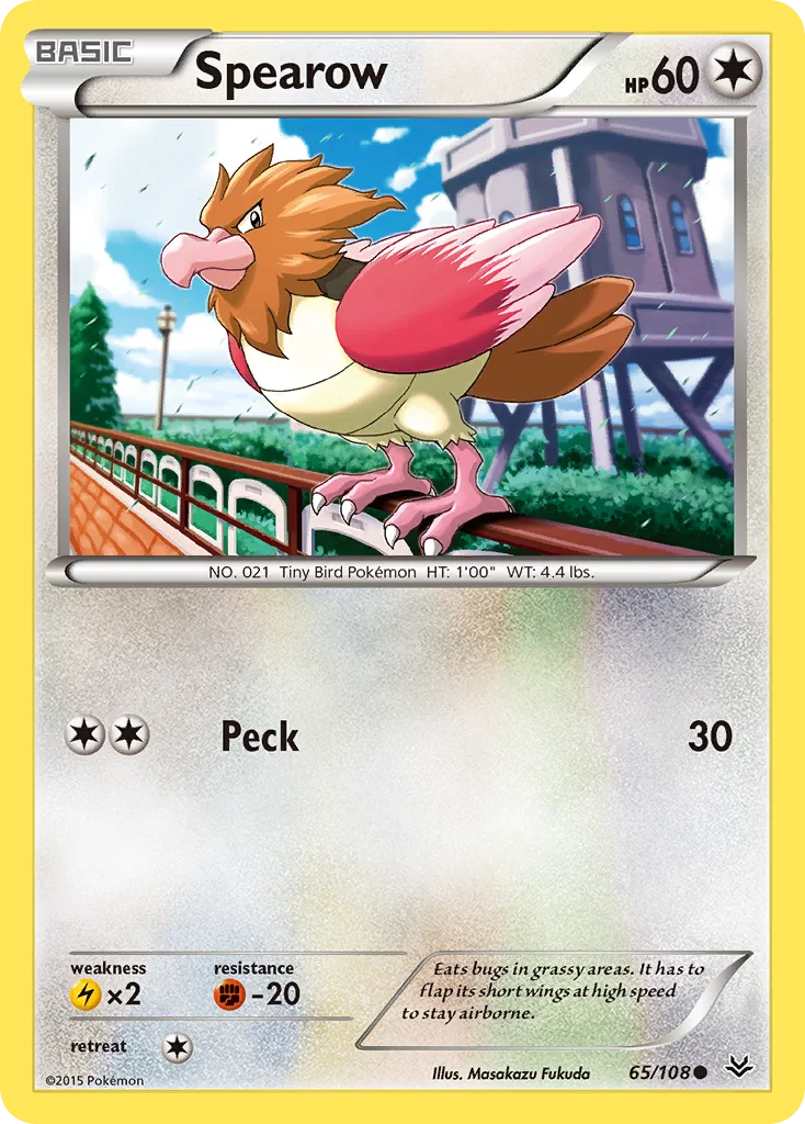 Spearow Pokemon card
