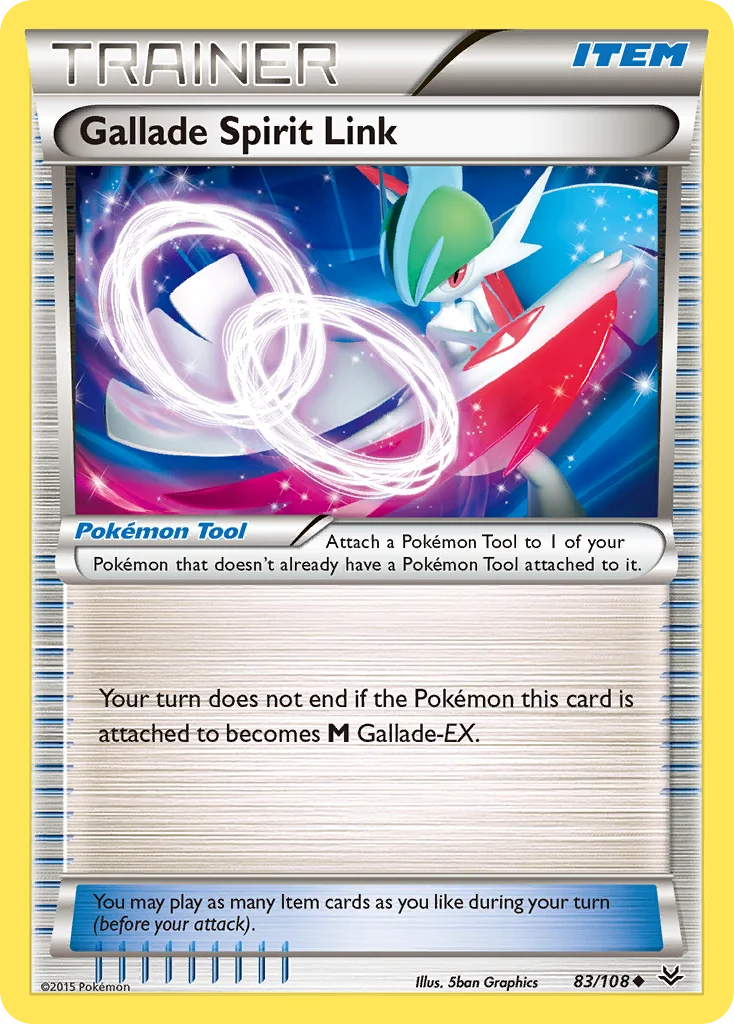 Gallade Spirit Link Pokemon card