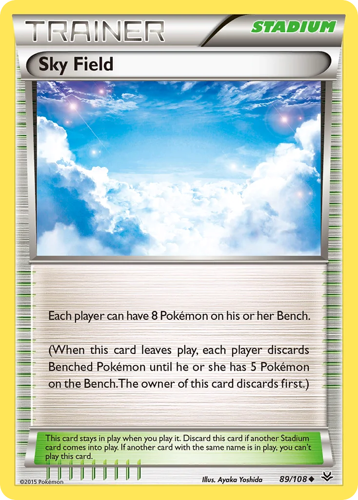 Sky Field Pokemon card