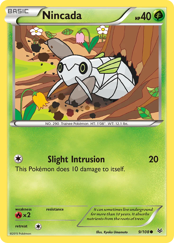 Nincada Pokemon card