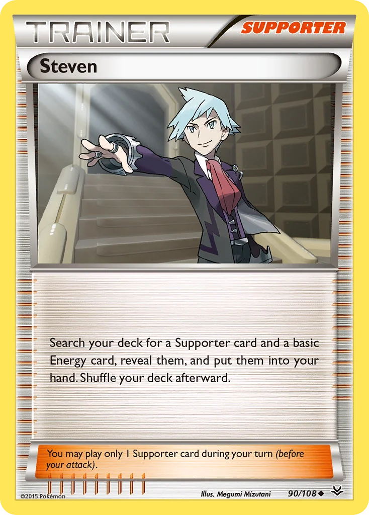 Steven Pokemon card
