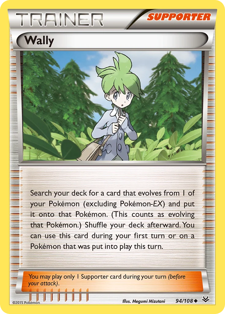 Wally Pokemon card
