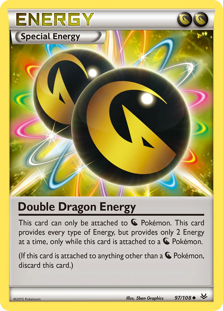 Double Dragon Energy Pokemon card