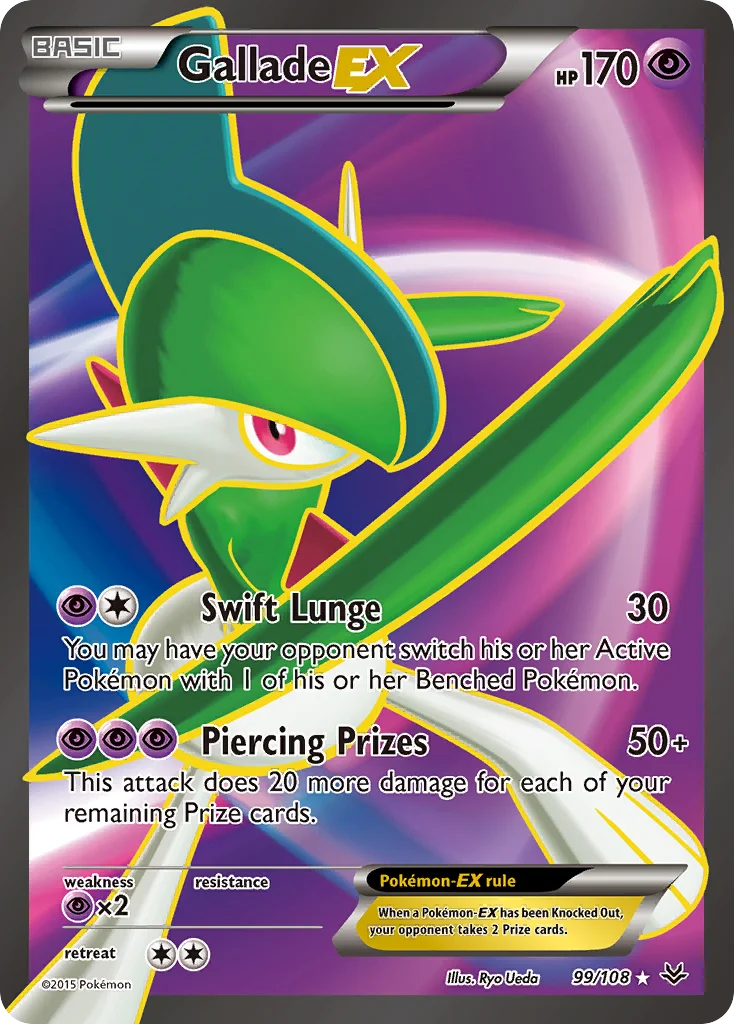 Gallade-EX Pokemon card