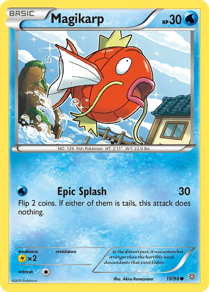 Magikarp Pokemon card