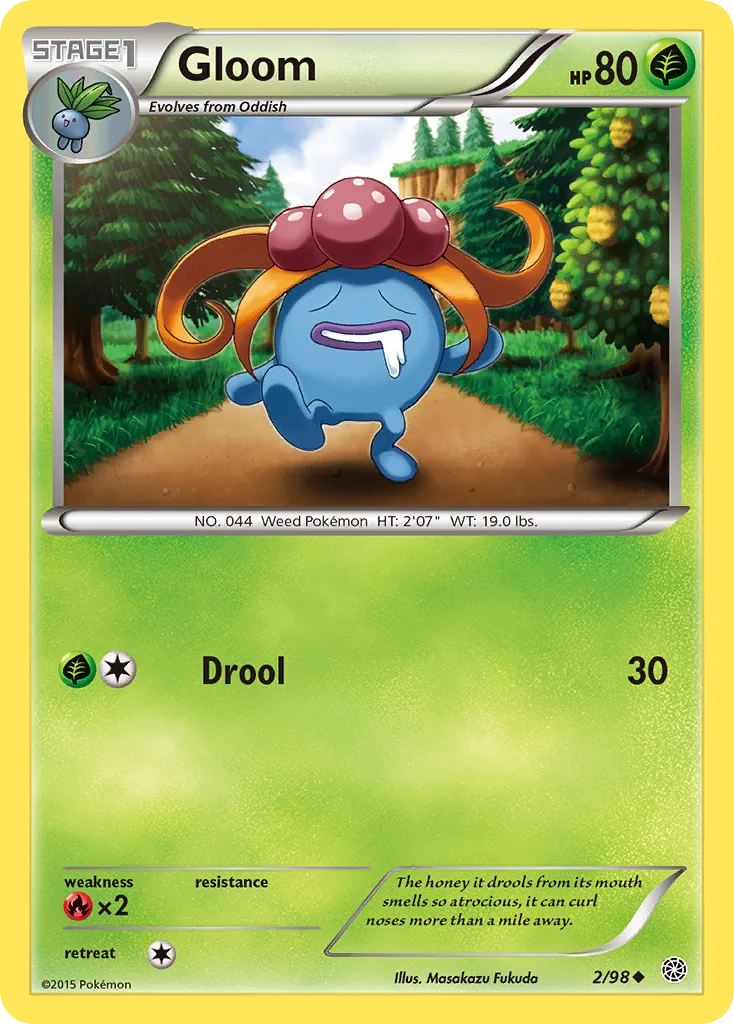 Gloom Pokemon card