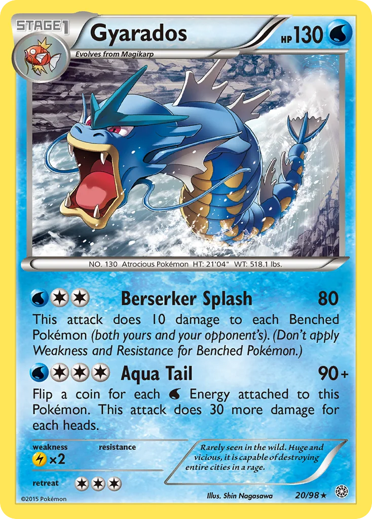 Gyarados Pokemon card