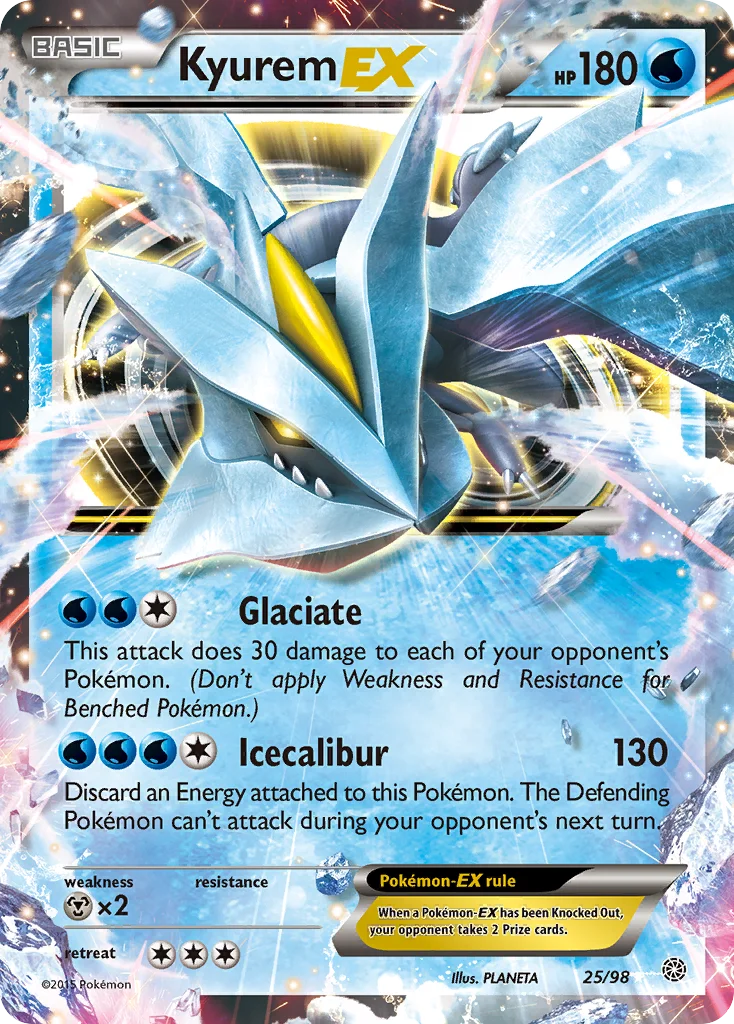 Kyurem-EX Pokemon card