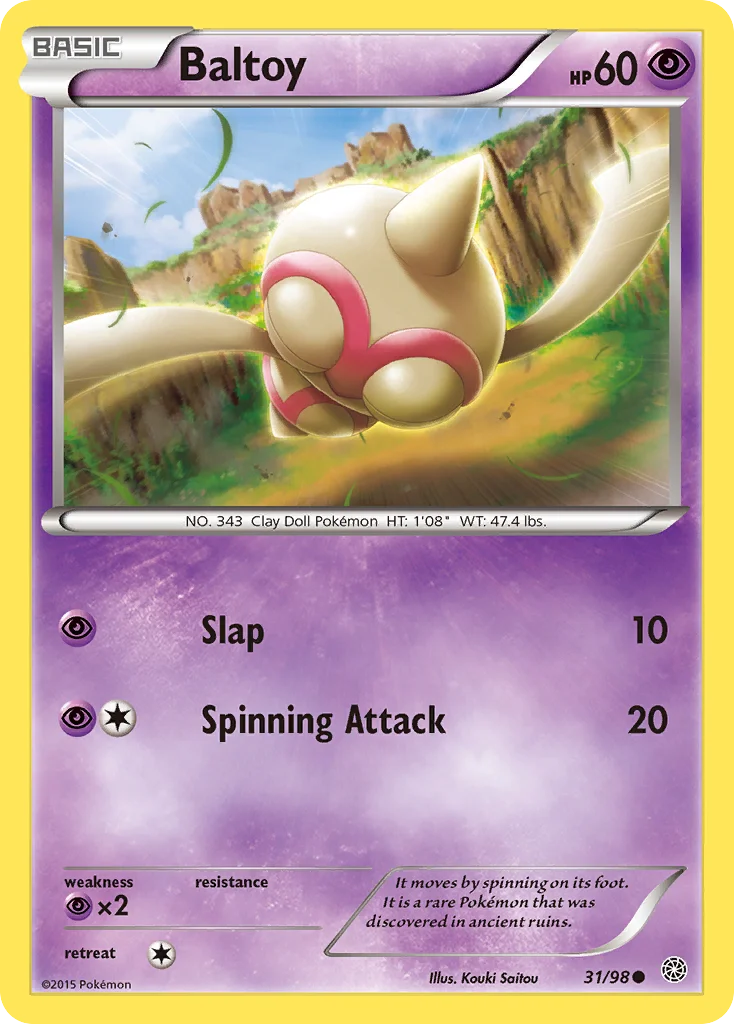 Baltoy Pokemon card