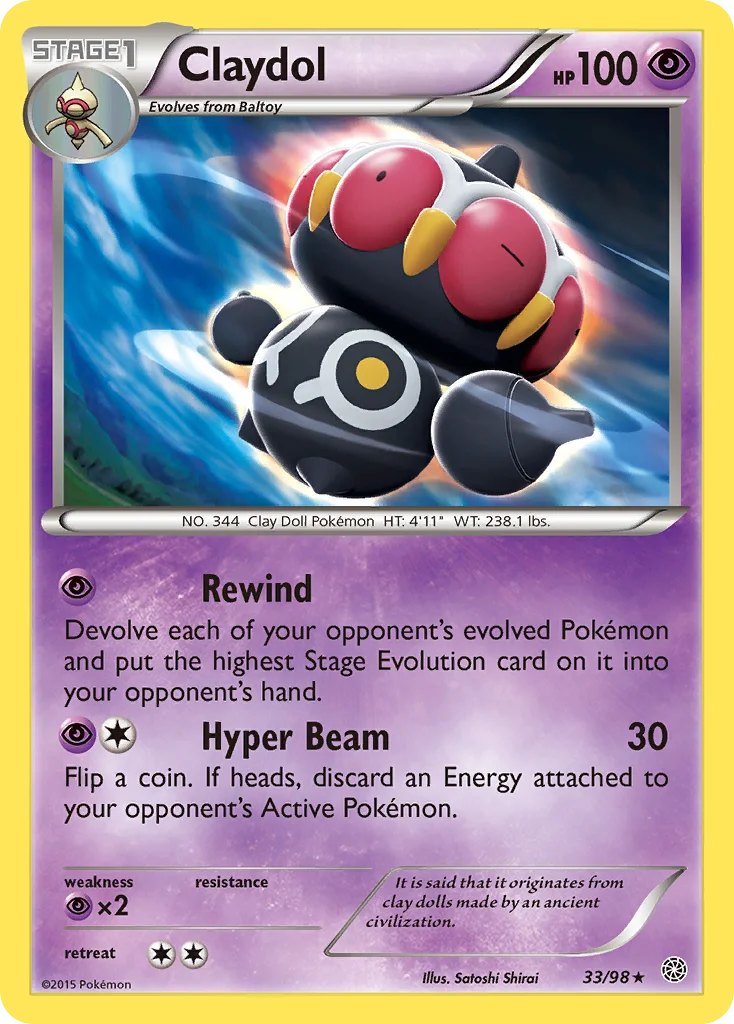 Claydol Pokemon card