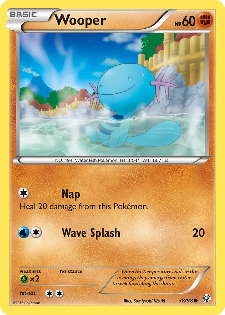 Wooper Pokemon card