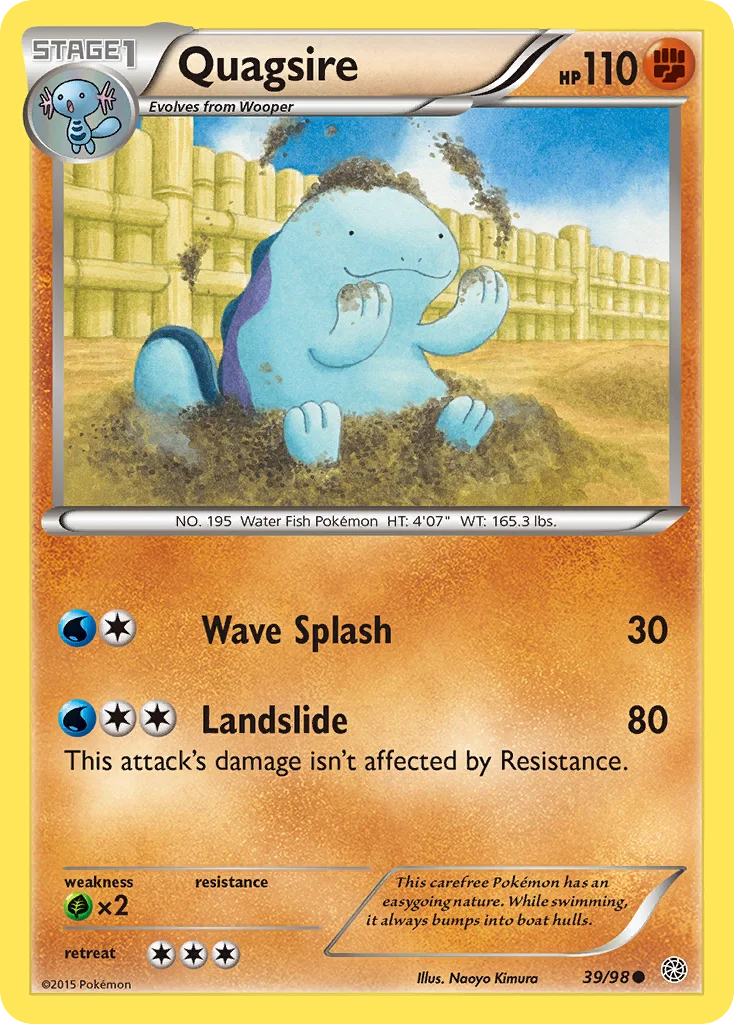 Quagsire Pokemon card