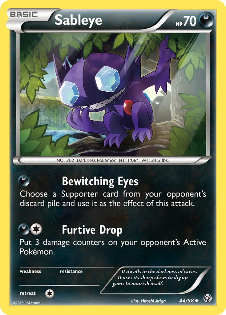 Sableye Pokemon card