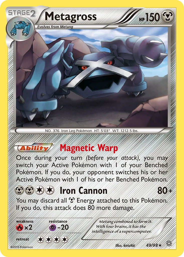 Metagross Pokemon card