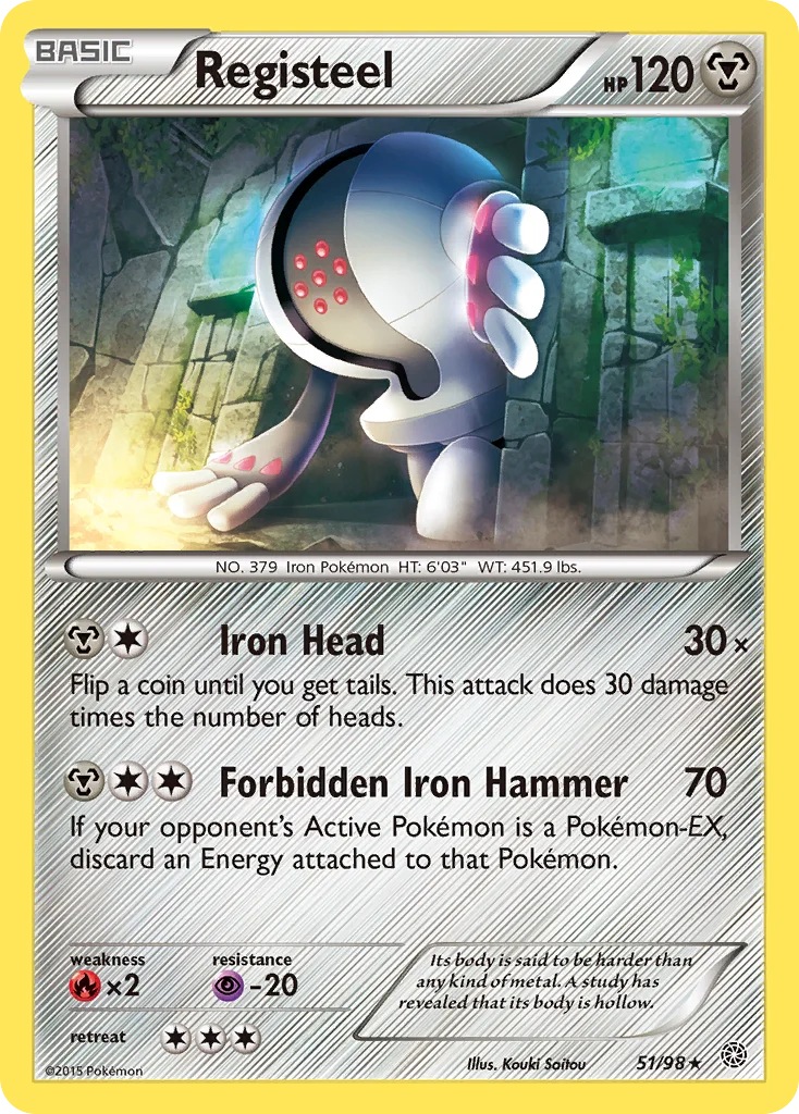 Registeel Pokemon card