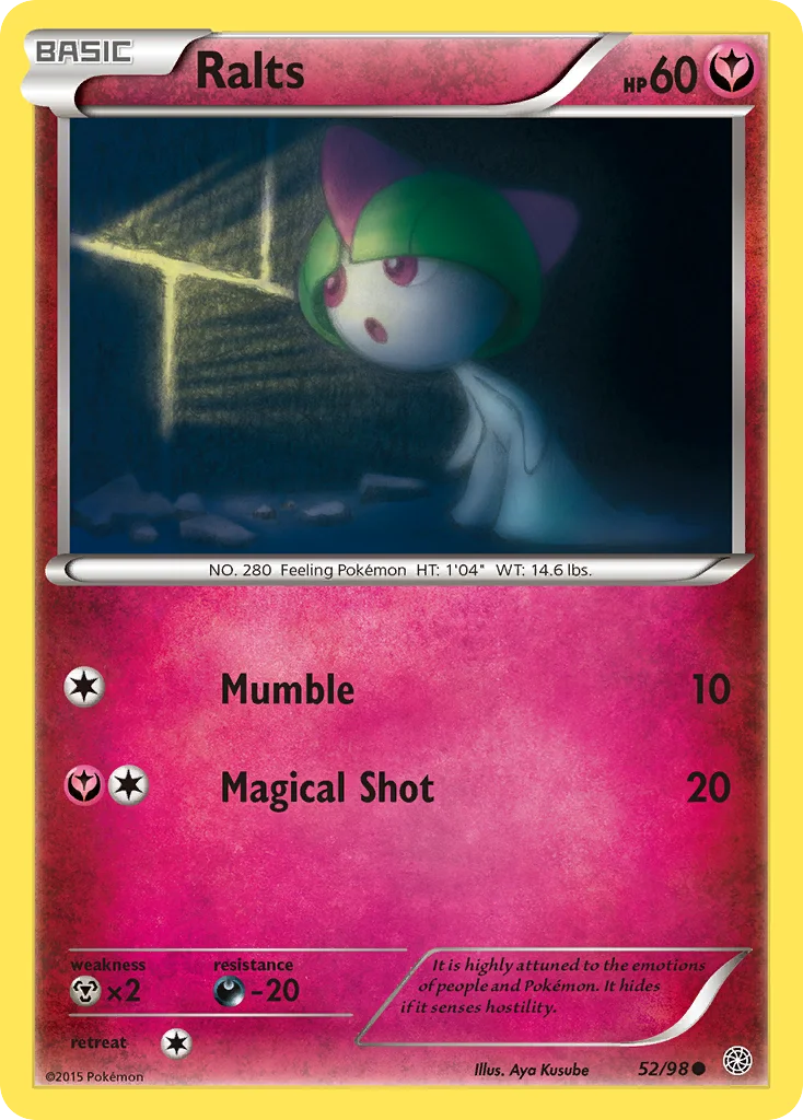 Ralts Pokemon card