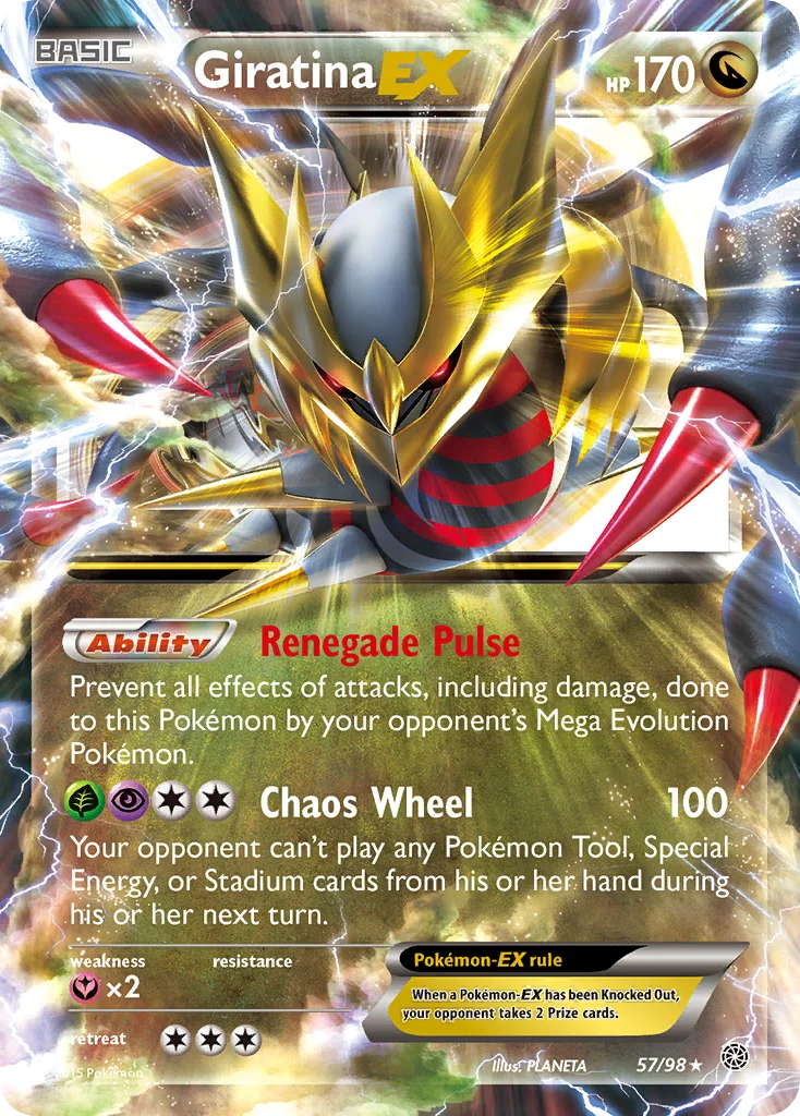 Giratina-EX Pokemon card