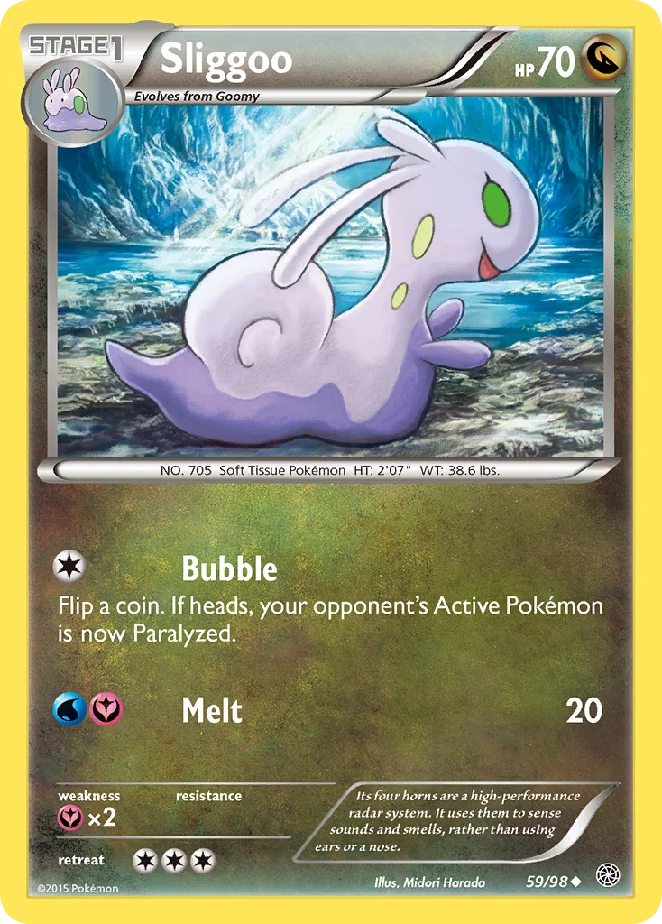 Sliggoo Pokemon card