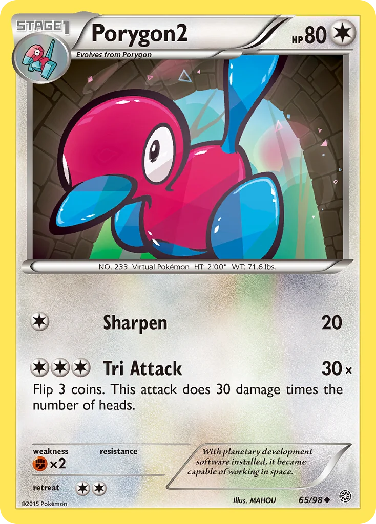 Porygon2 Pokemon card