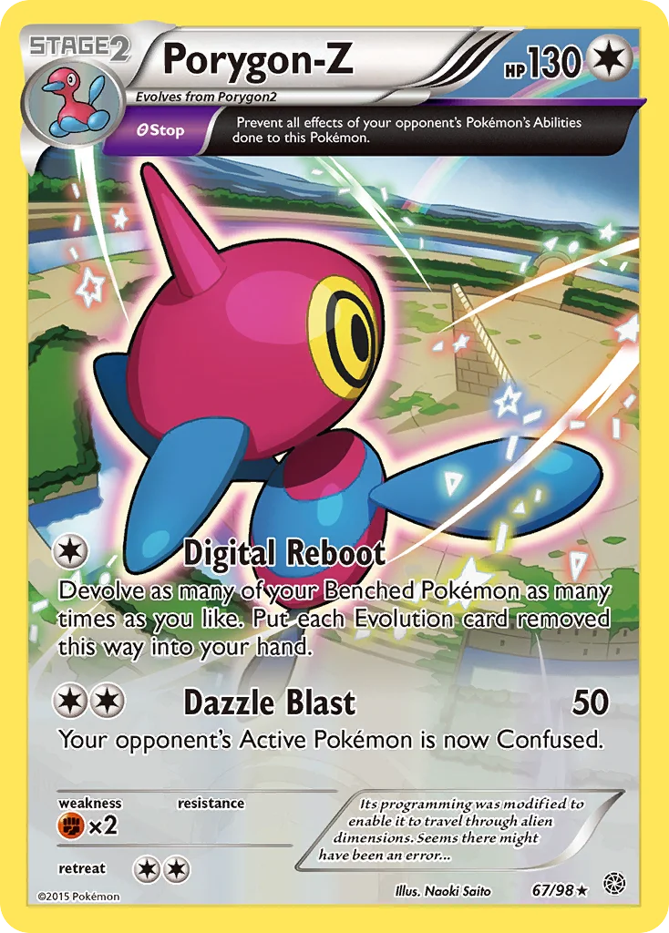 Porygon-Z Pokemon card