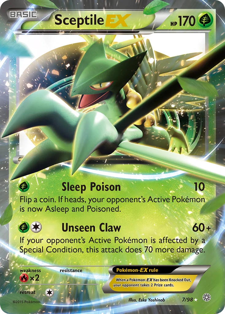 Sceptile-EX Pokemon card