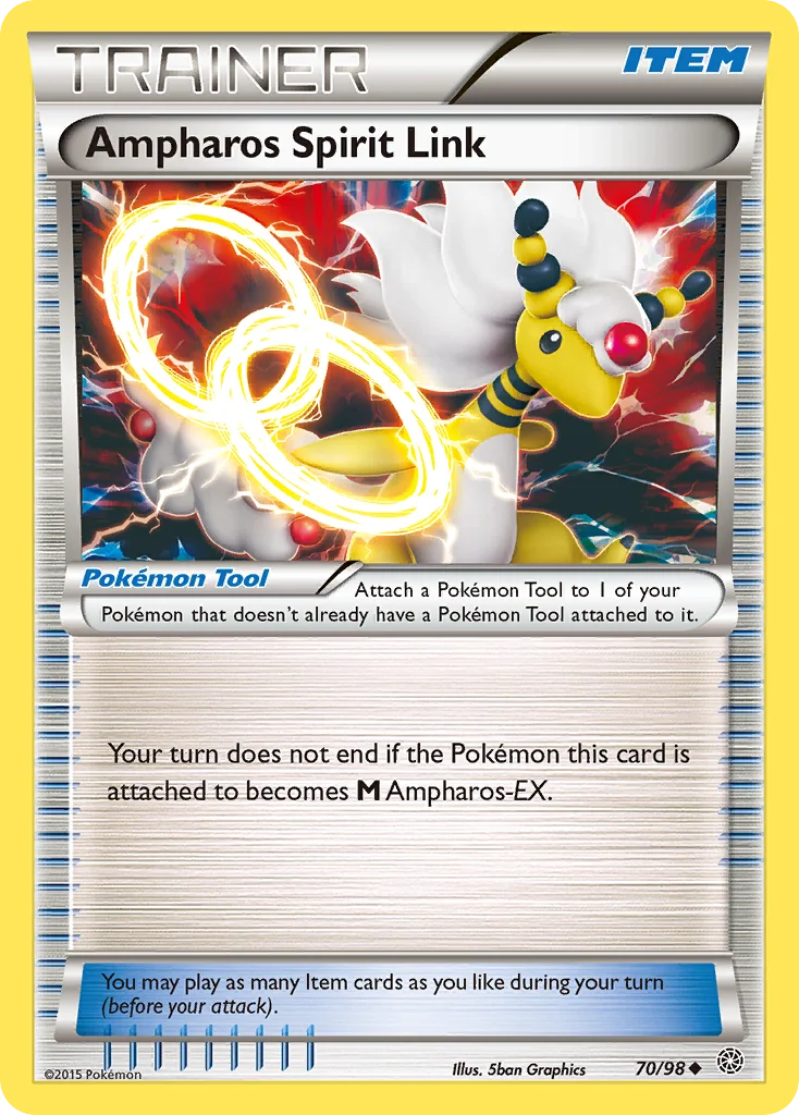 Ampharos Spirit Link Pokemon card