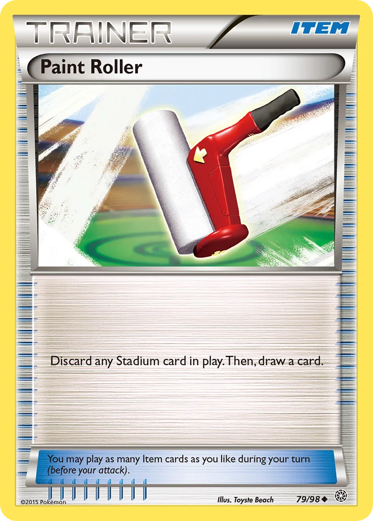 Paint Roller Pokemon card