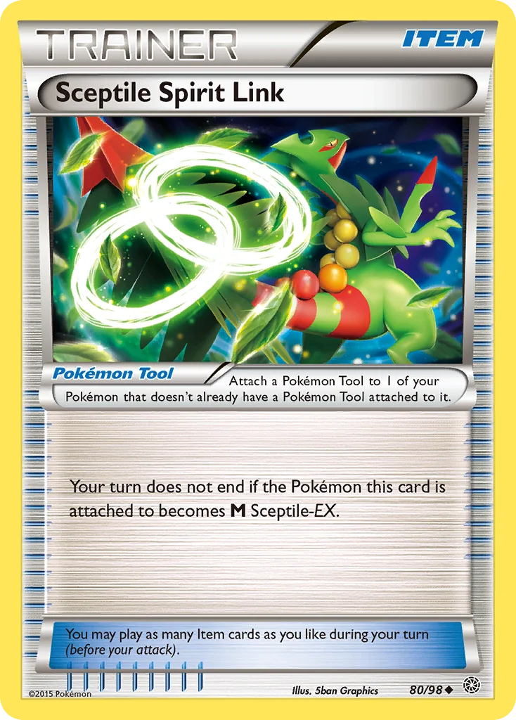 Sceptile Spirit Link Pokemon card