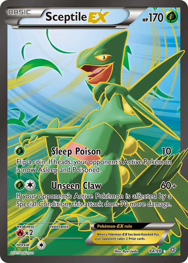 Sceptile-EX Pokemon card