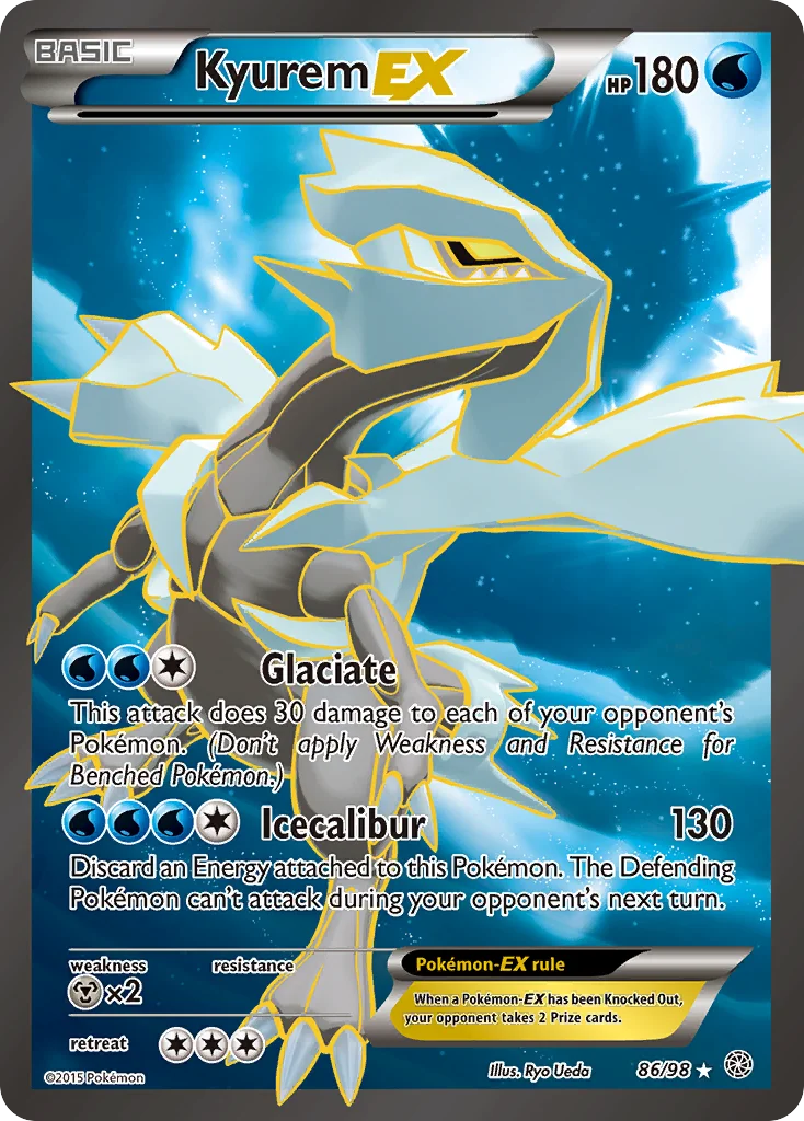 Kyurem-EX Pokemon card