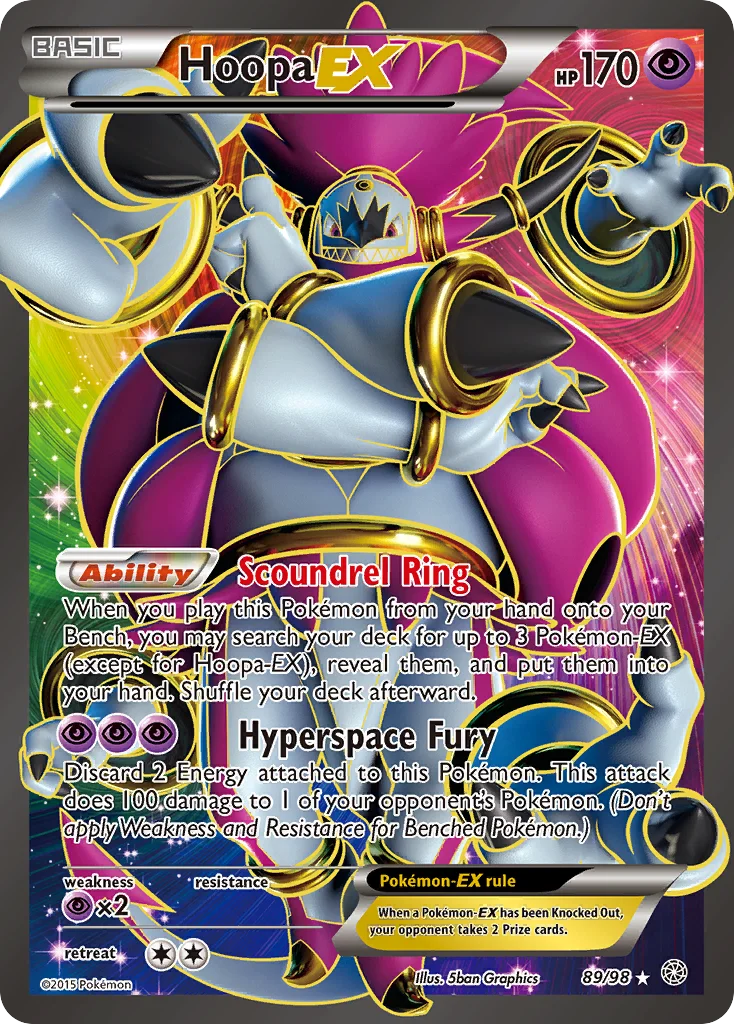 Hoopa-EX Pokemon card